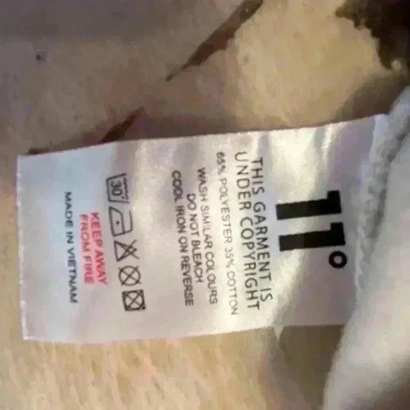 11 Degrees (UK) Charcoal/Snow Marl Pullover Hoodie Hooded Sweatshirt Size M - Picture 9 of 9